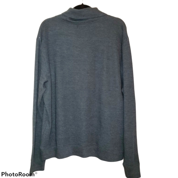 INC NWT Lightweight Long Sleeve Shawl Neck Sweater Grey 265 - Picture 2 of 6